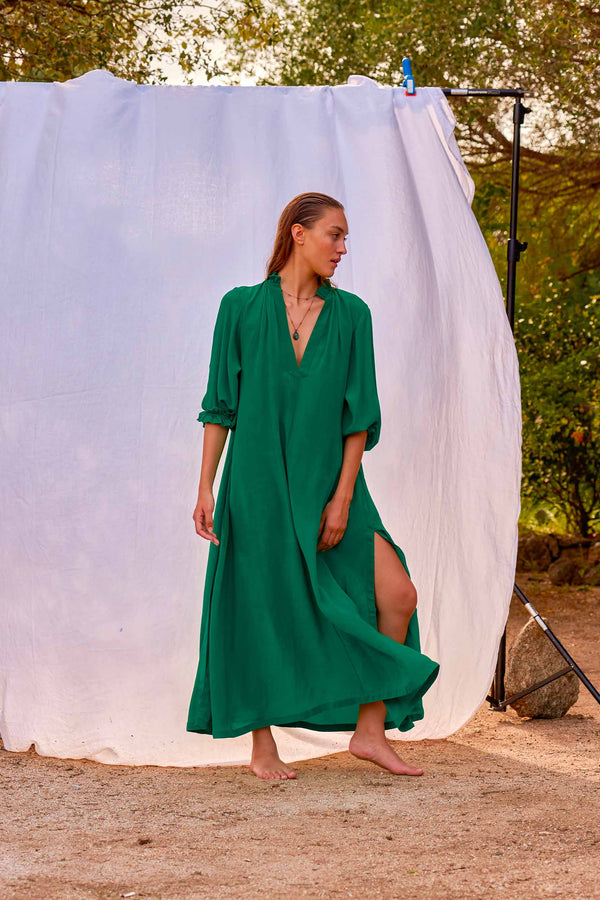 ROBE SERAPHINE SOIE - JOLLYGREEN