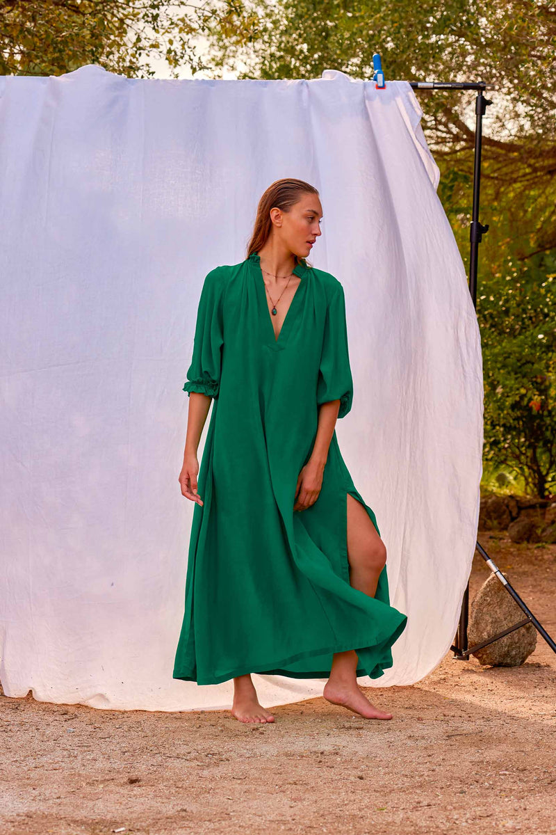 ROBE SERAPHINE SOIE - JOLLYGREEN