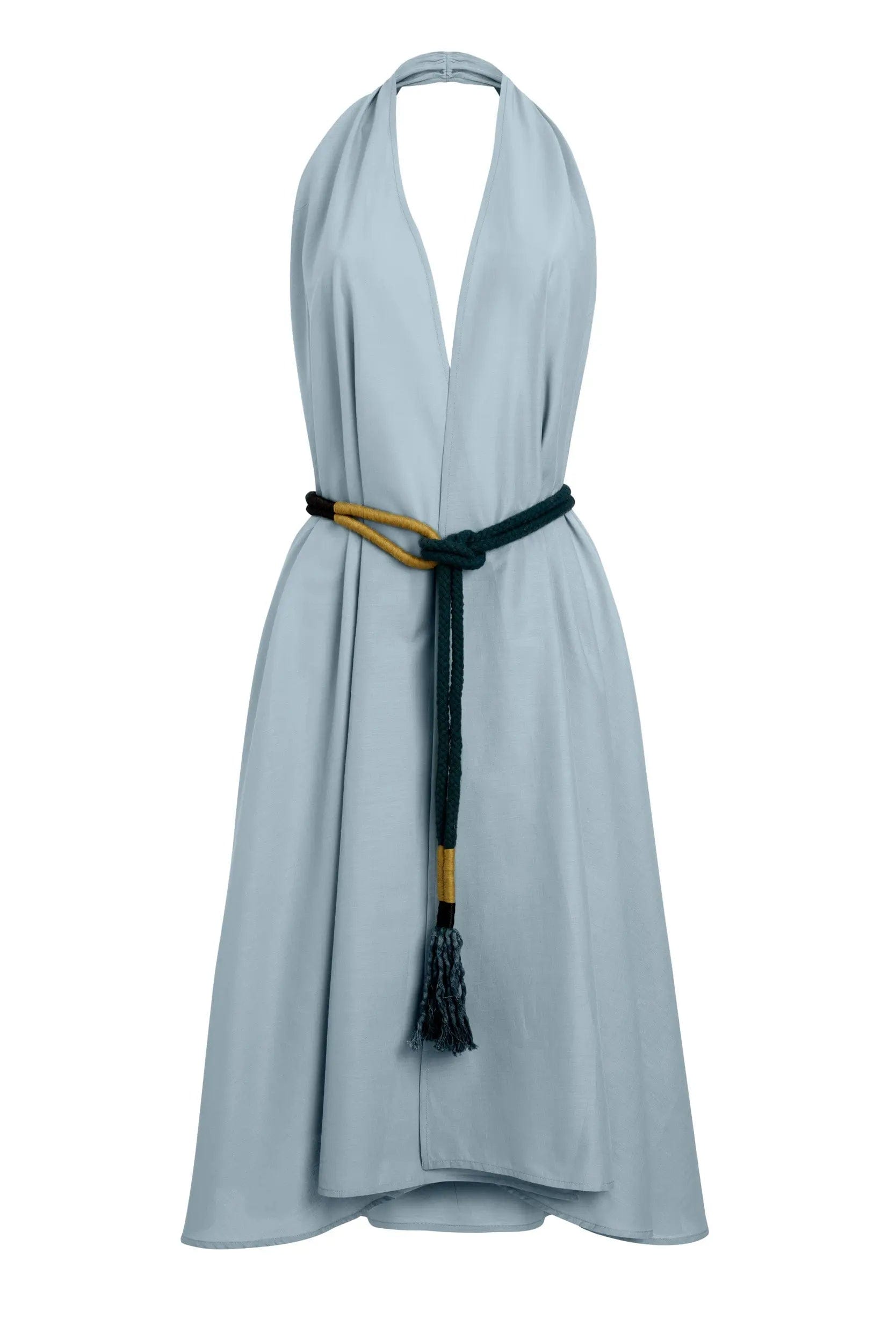 PAREO MALIN DRESS MID-LONG ALINE - SKY BLUE