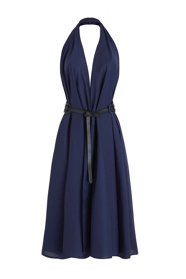 ROBE PARÉO MALIN MI-LONG ALINE - BLUE PRINT