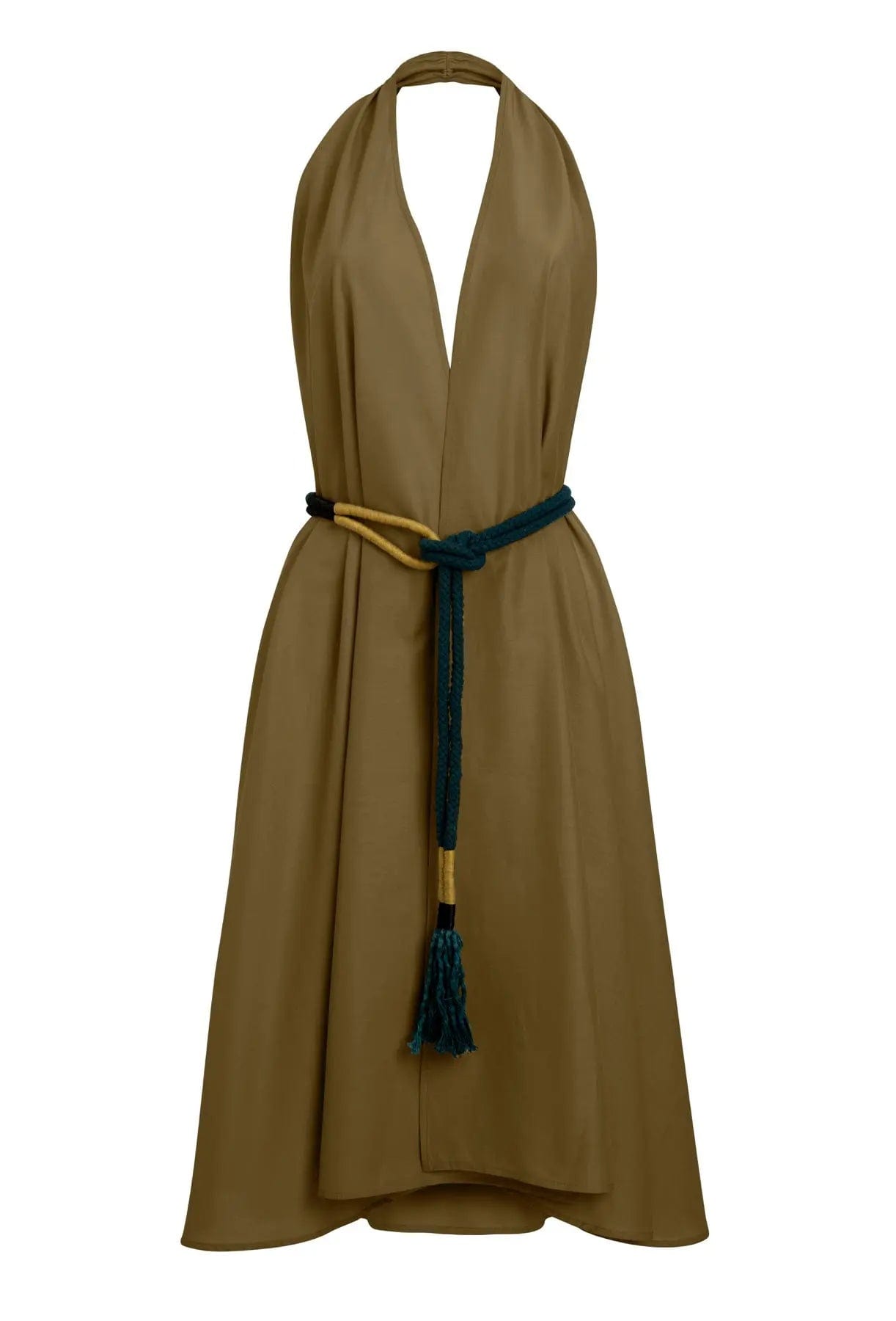 ROBE PARÉO MALIN MI-LONG ALINE - DARK AMBER