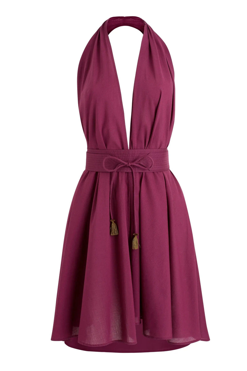 PAREO MALIN DRESS SHORT AVA - DARK PURPLE