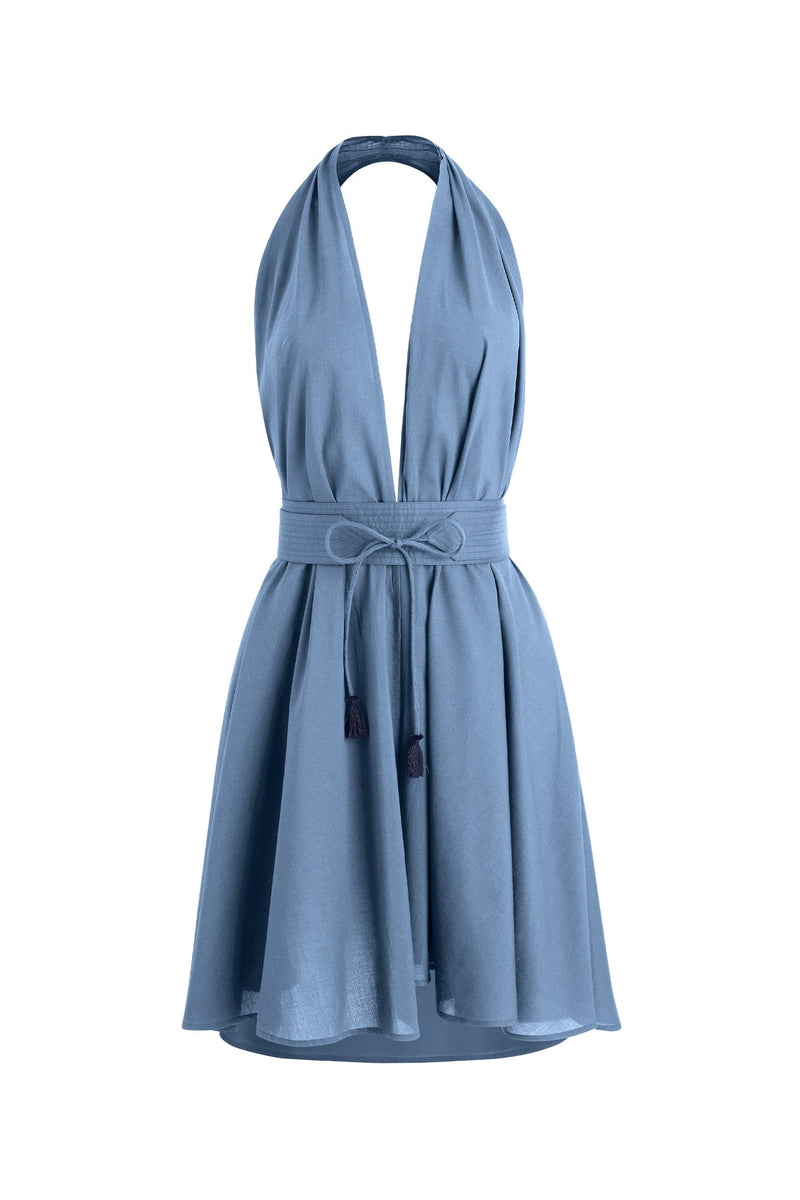 PAREO MALIN DRESS SHORT AVA - FOREVER BLUE