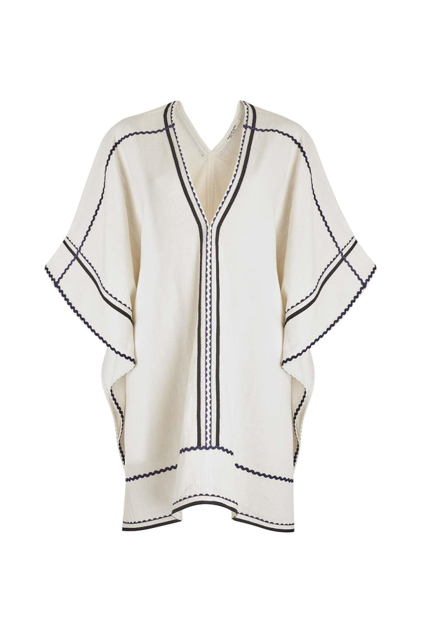 ROBE SOPHIA CROQUET - WHITE