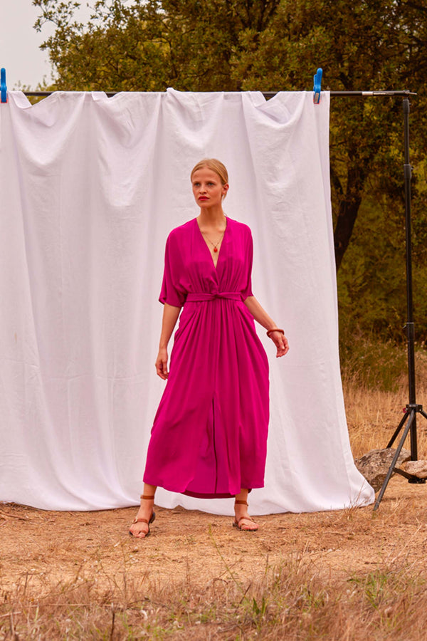 STELLA 2 SILK DRESS - BOYSENBURRY