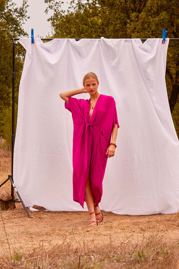 STELLA 2 SILK DRESS - BOYSENBURRY