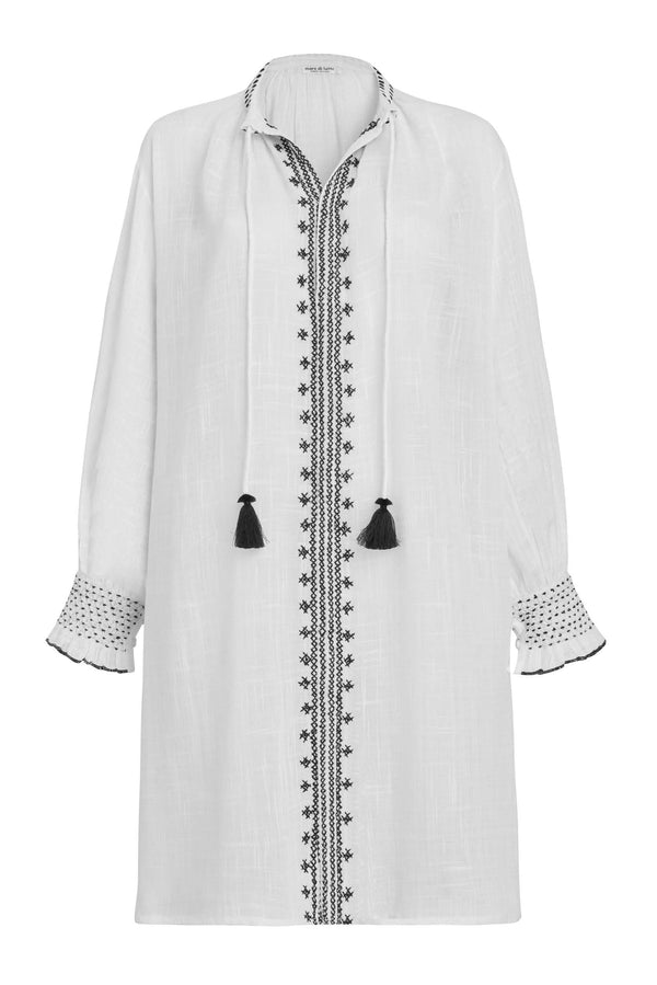 ROBE BRODEE FEDERICA - WHITE