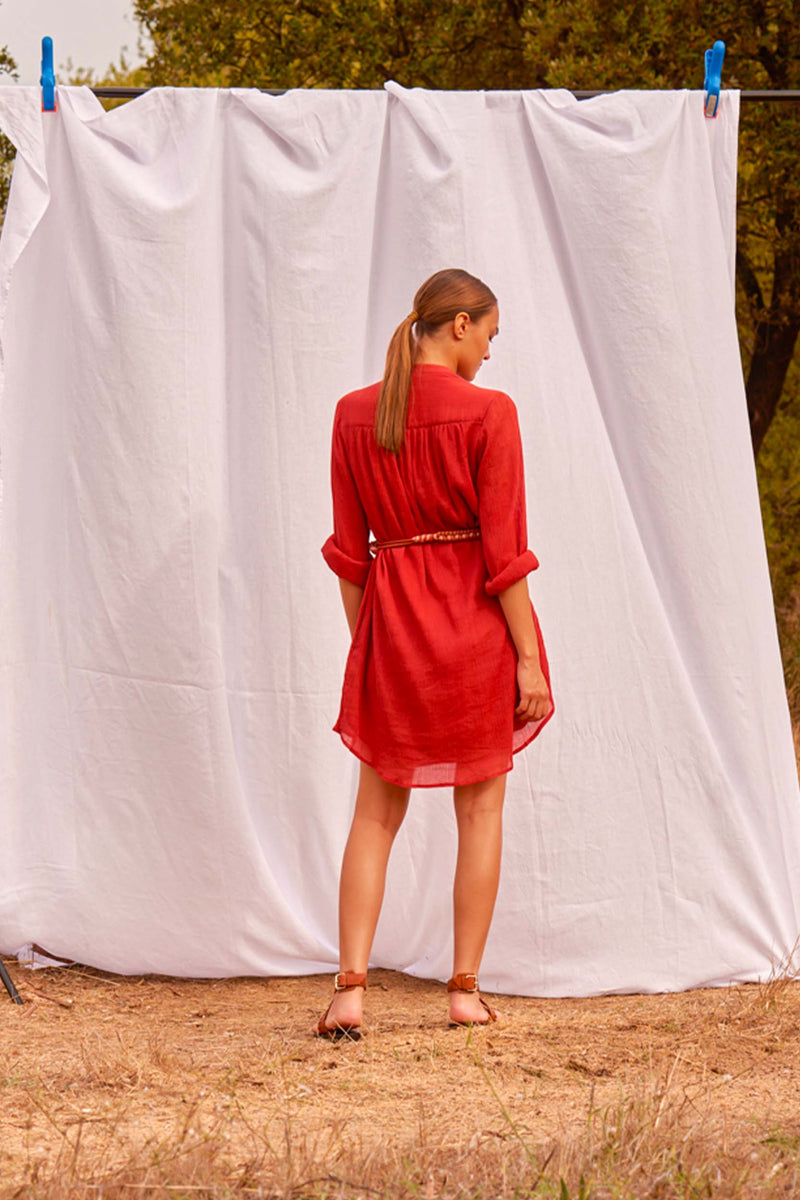 ROBE JOSEPHINE - REDWOOD
