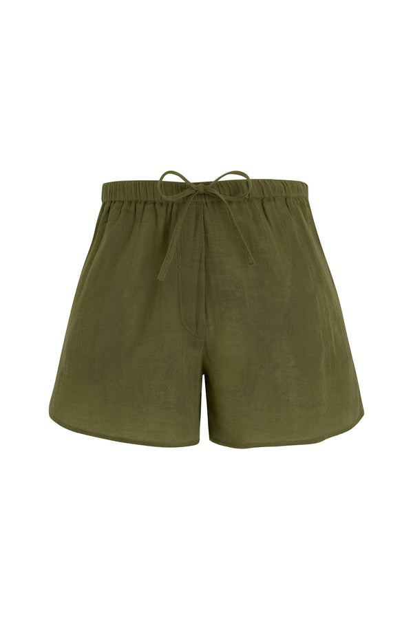 SHORT LILOU - OLIVE GREEN