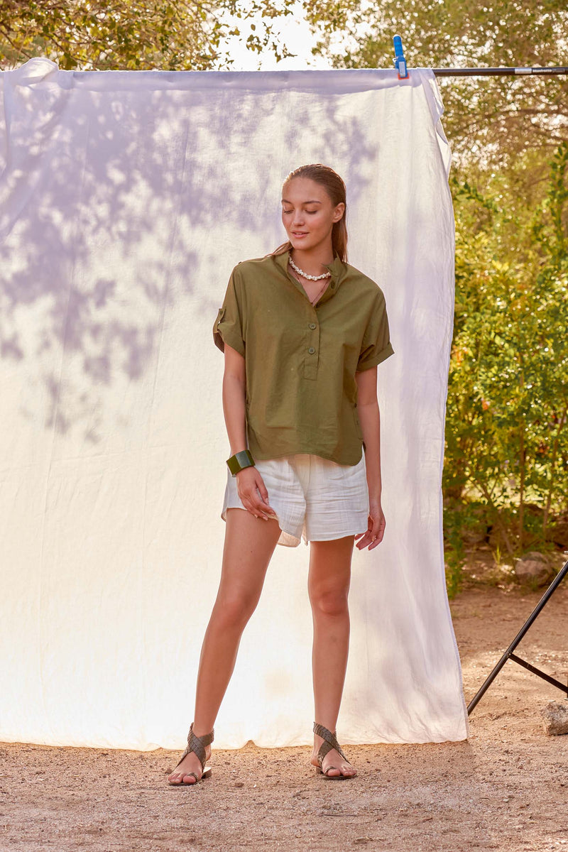 SHORT LILOU - WHITE
