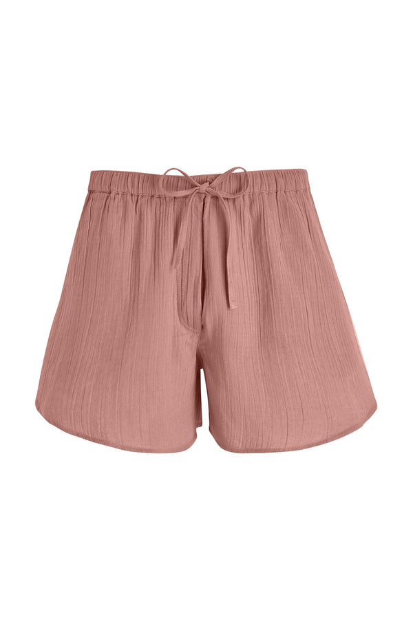 SHORT LILOU - CAMEO BROWN