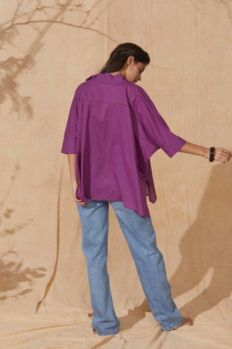 TOP HEDDIE - MAGENTA PURPLE