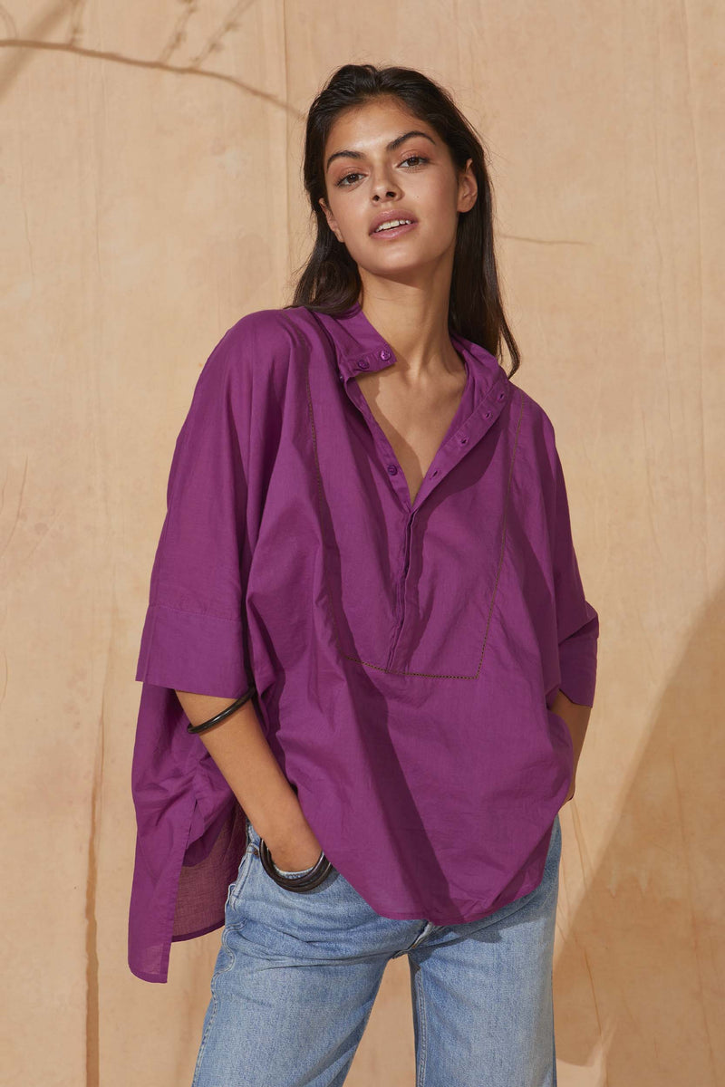TOP HEDDIE - MAGENTA PURPLE